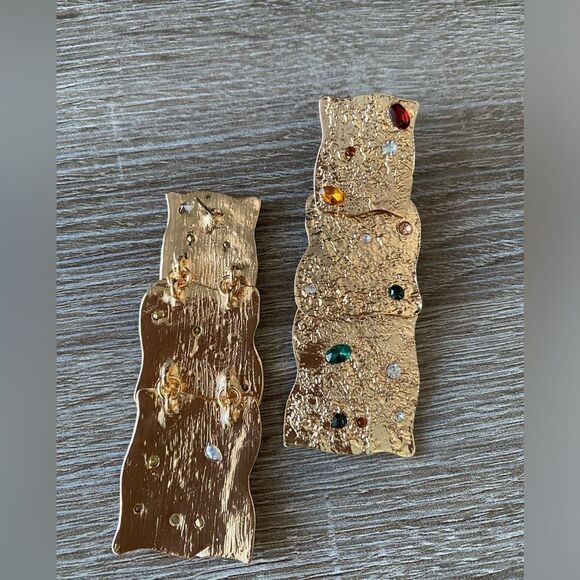 Statement drop earrings M148 - Picture 5 of 6